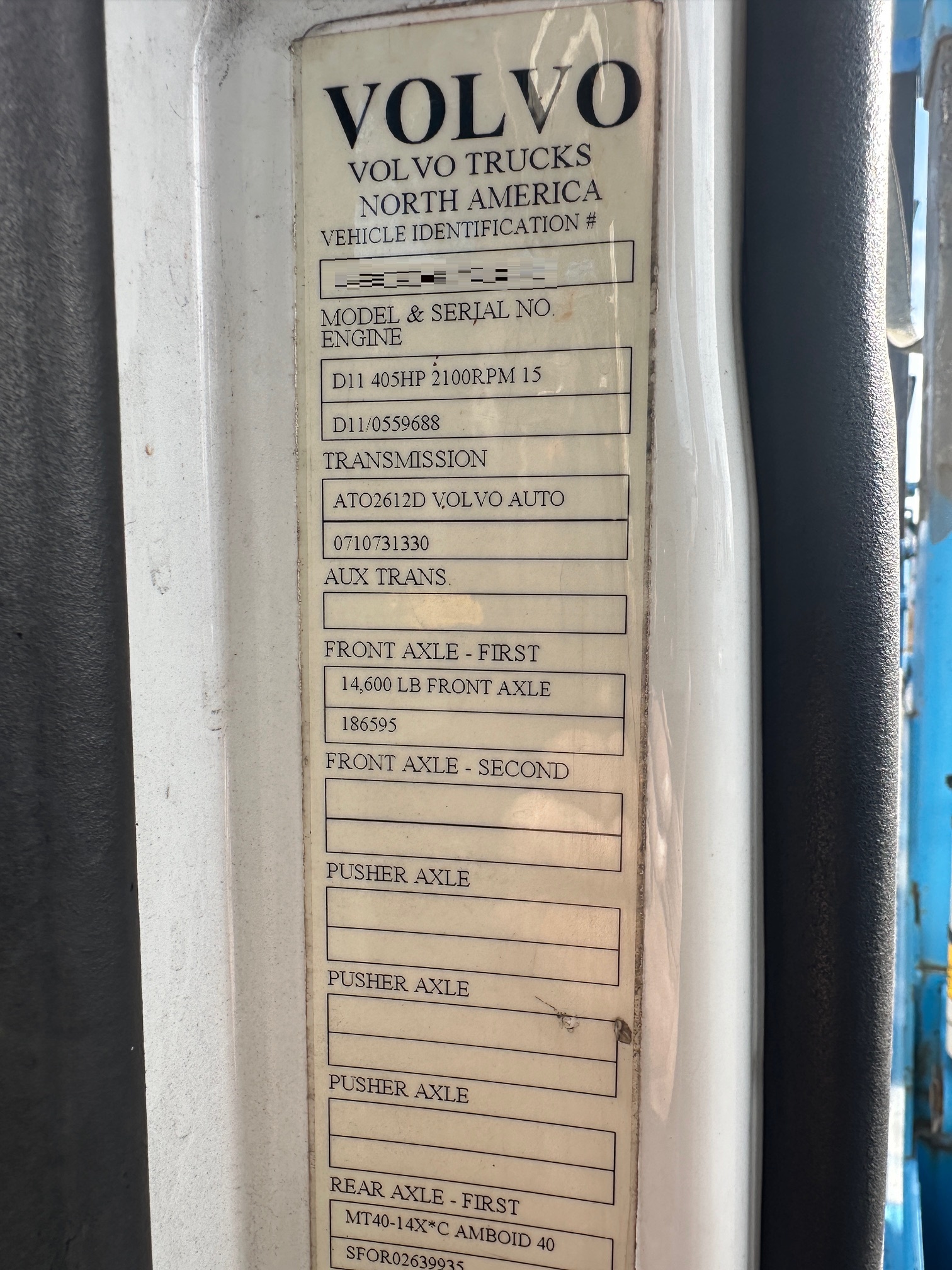 2015 VOLVO VAH - Image 51